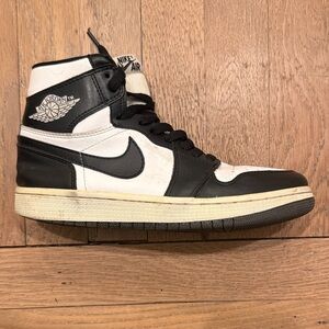 Nike Air Jordan Black and White Sneakers